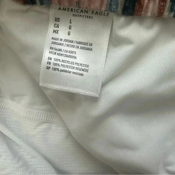 AE 5” Men’s Swim Trunks Size L Geo Print - Picture 5 of 7